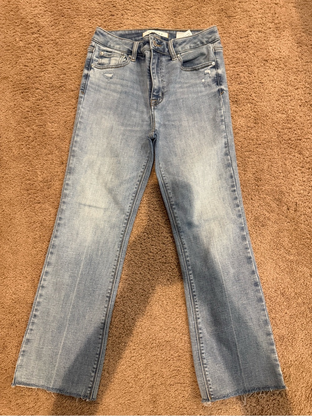 Womens blue light eunina Jeans Size 5 Boot Cut